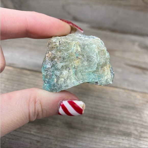 Raw Chrysocolla Pieces - Small x3 - Picture 4 of 7